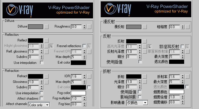 2-2vray的基本参数