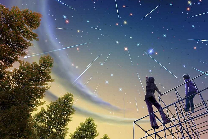 3dsmax流星动画
