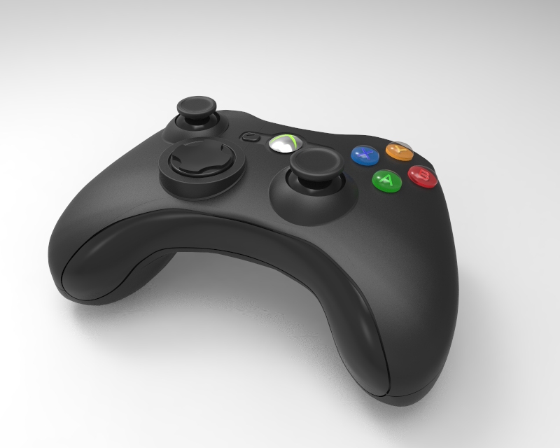 Xbox游戏手柄犀牛模型&keyshot文件下载