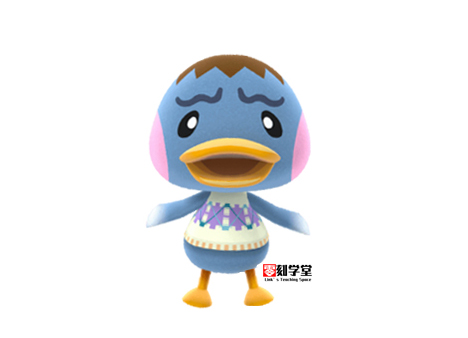 动物之森爱哭鬼人物公仔Rhino犀牛模型下载
