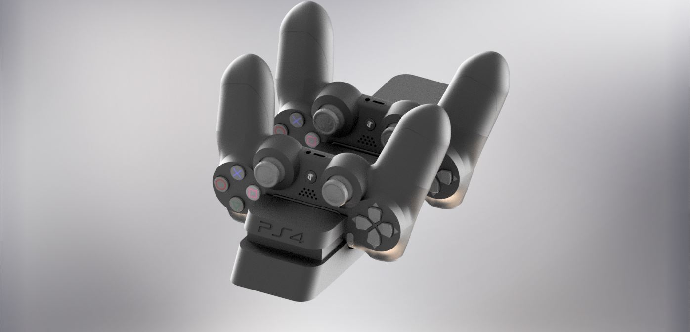 ps4游戏手柄Rhino犀牛模型下载