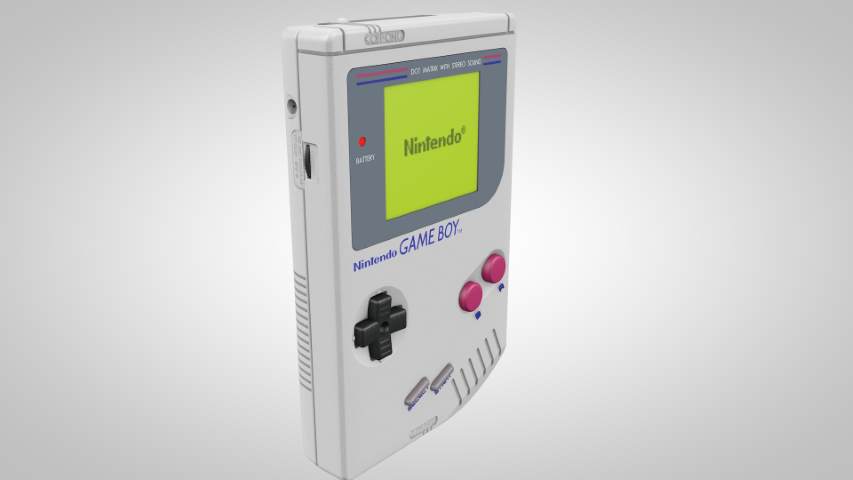 gameboy游戏机Rhino犀牛模型下载