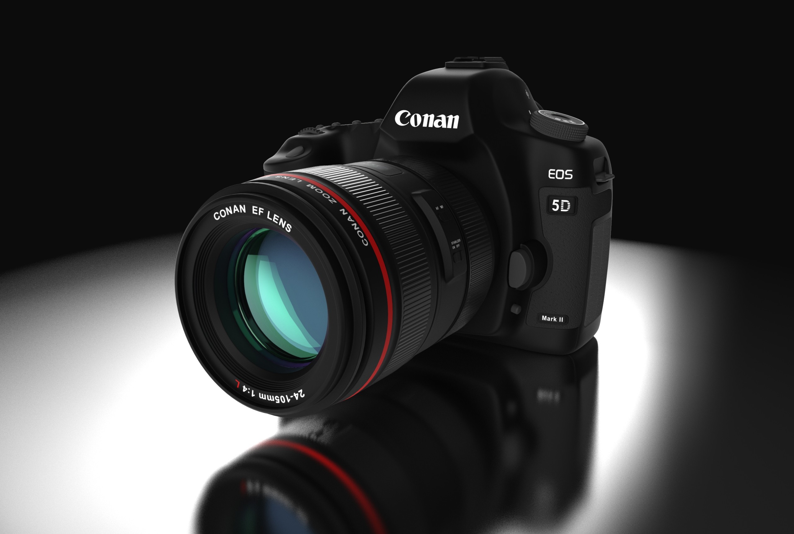 佳能EOs 5D单反相机Rhino犀牛模型下载