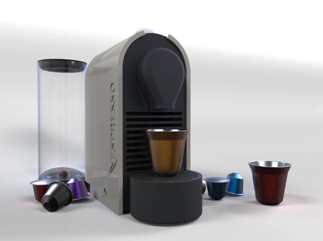Nespresso咖啡机Rhino犀牛模型下载