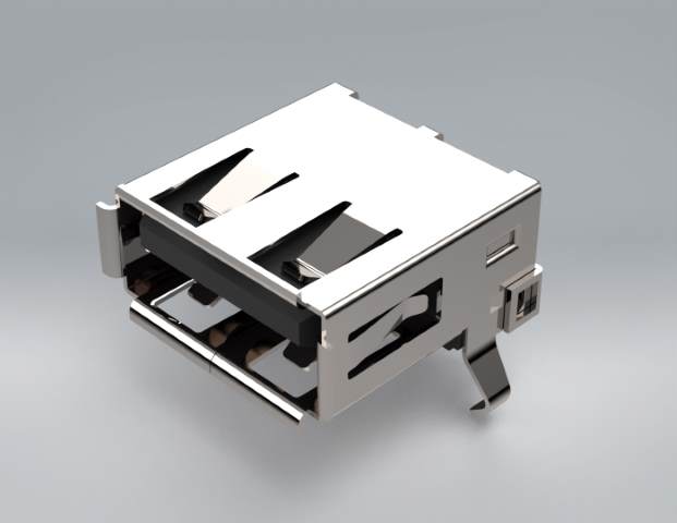 Usb 连接器Type A 接口Rhino犀牛模型下载