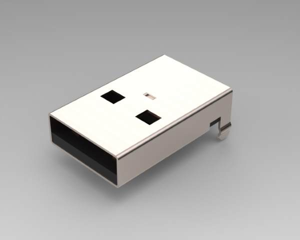 USB Type A 接口Rhino犀牛模型下载