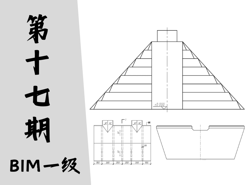 【图学会】BIM等级考试一级真题-第十七期