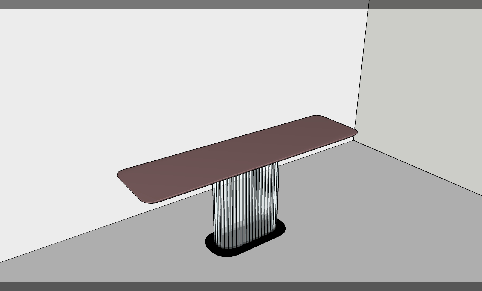 餐桌Sketchup模型下载