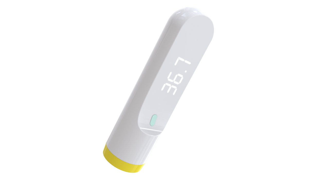 红外线体温计Rhino犀牛模型+keyshot渲染文件下载