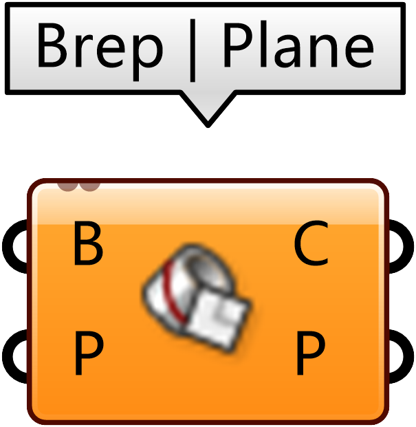 Brep Plane 计算物体和平面相交